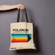 Polaroid-Inspired Vintage Canvas Tote Bag