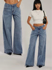 After Hours Wide-Leg Jeans
