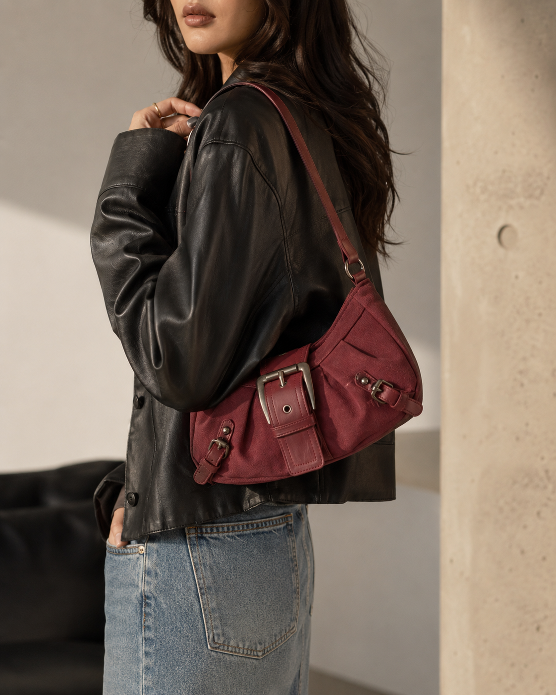 Cloud Nine Buckle Bag