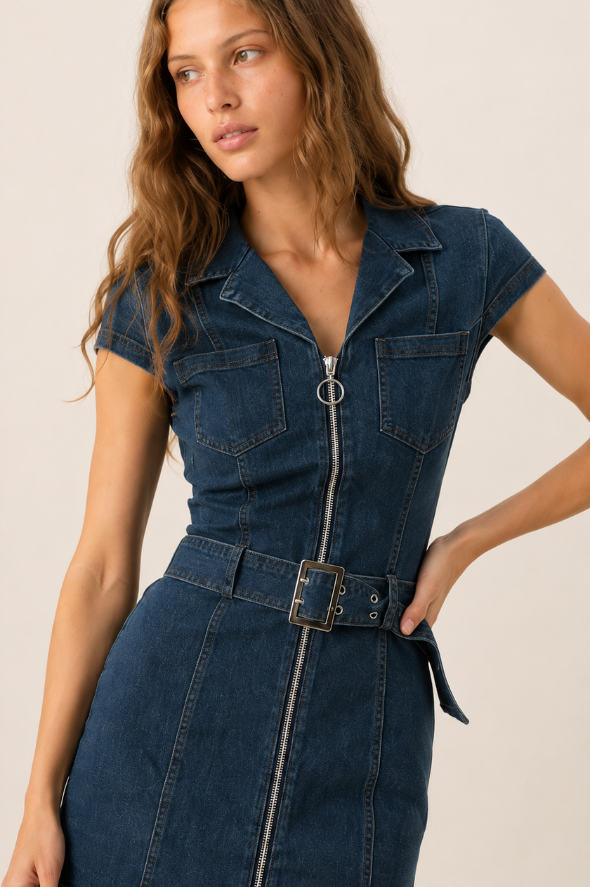 The Bad Habit Denim Dress