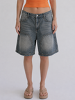 The Rough Cut Denim Shorts