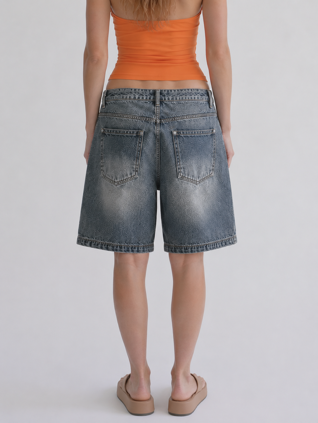 The Rough Cut Denim Shorts