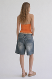 The Rough Cut Denim Shorts