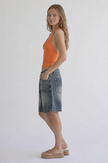 The Rough Cut Denim Shorts