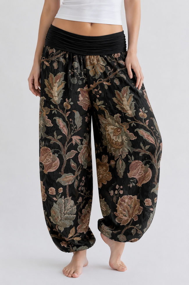Marguerite Floral Harem Pants