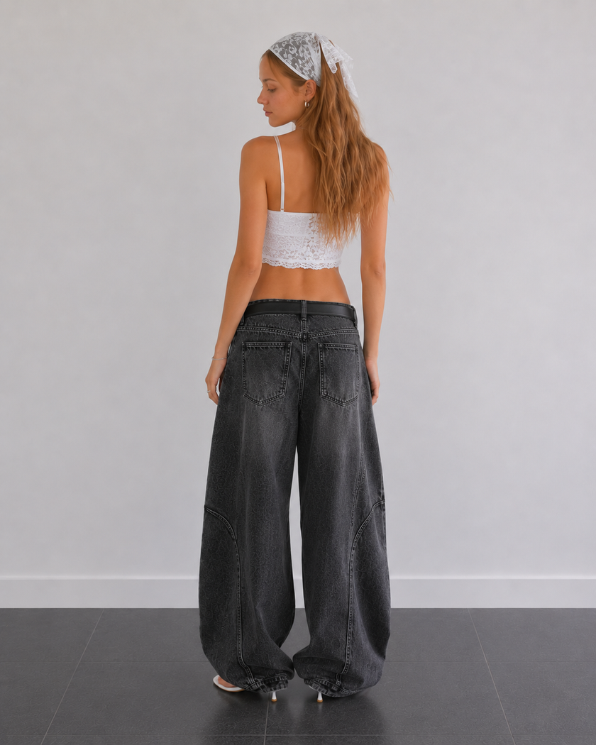The Grunge Revival Barrel Jeans