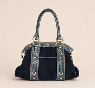 The Chrome & Canvas Satchel