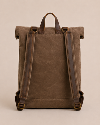 The Waxed Canvas Roll-Top Pack