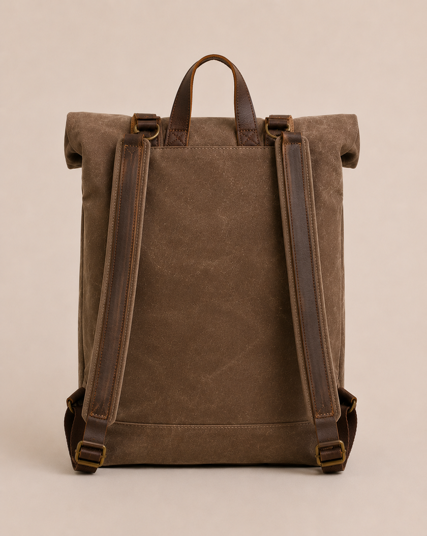 The Waxed Canvas Roll-Top Pack