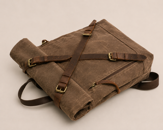 The Waxed Canvas Roll-Top Pack
