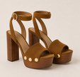 The Woodblock Suede Platform