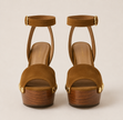 The Woodblock Suede Platform