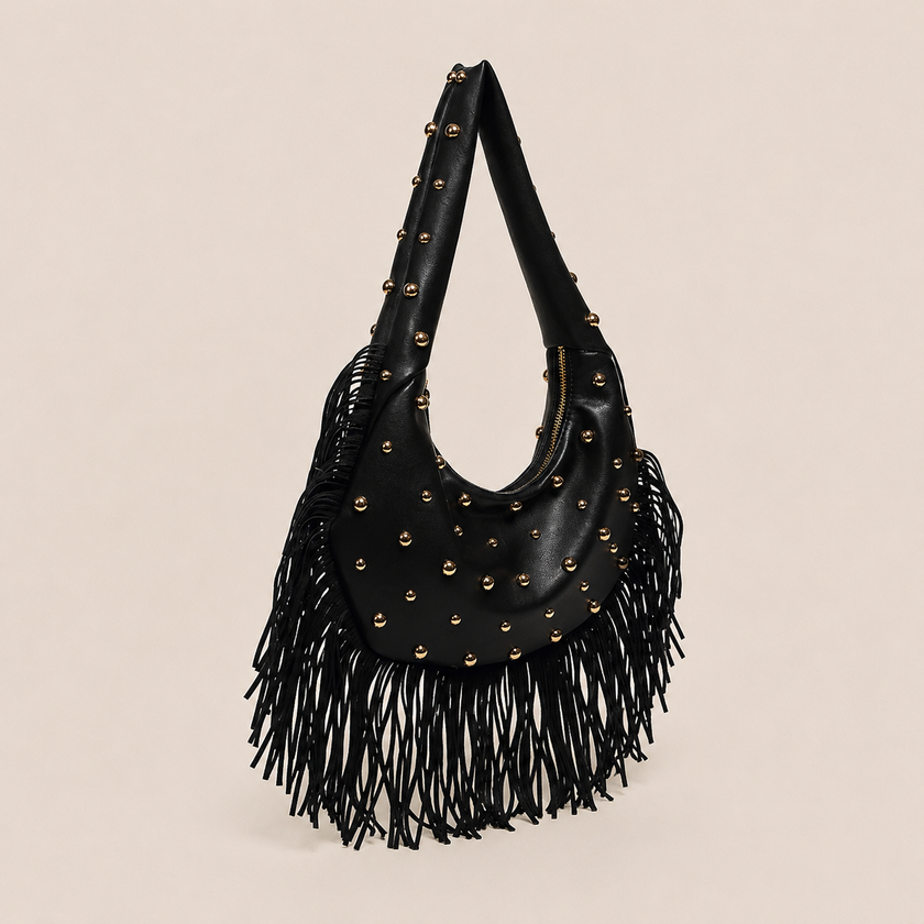 The Stud & Fringe Crescent Hobo
