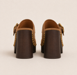The Gold Buckle Platform Clog