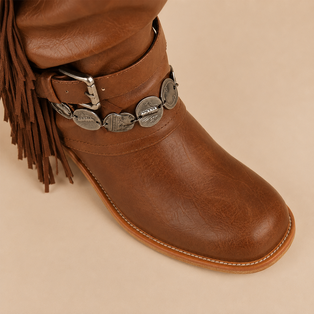 The Juniper Coin & Fringe Boot
