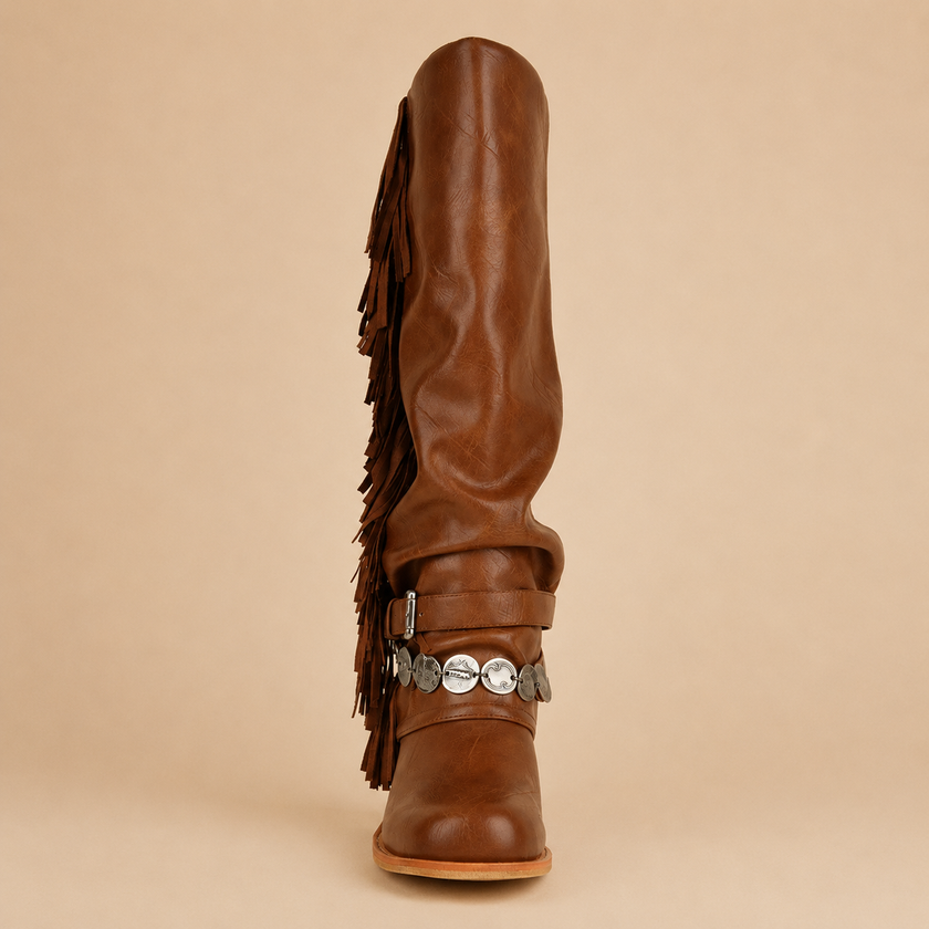 The Juniper Coin & Fringe Boot
