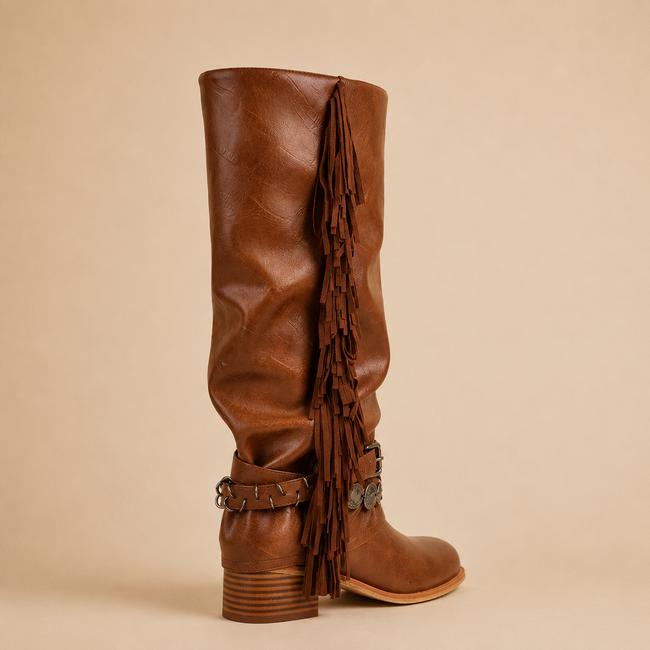 The Juniper Coin & Fringe Boot
