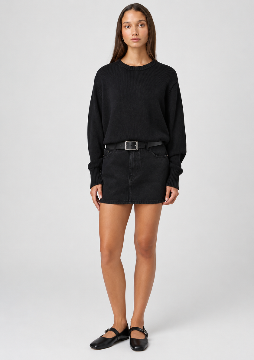 Vesper Denim Mini Skirt