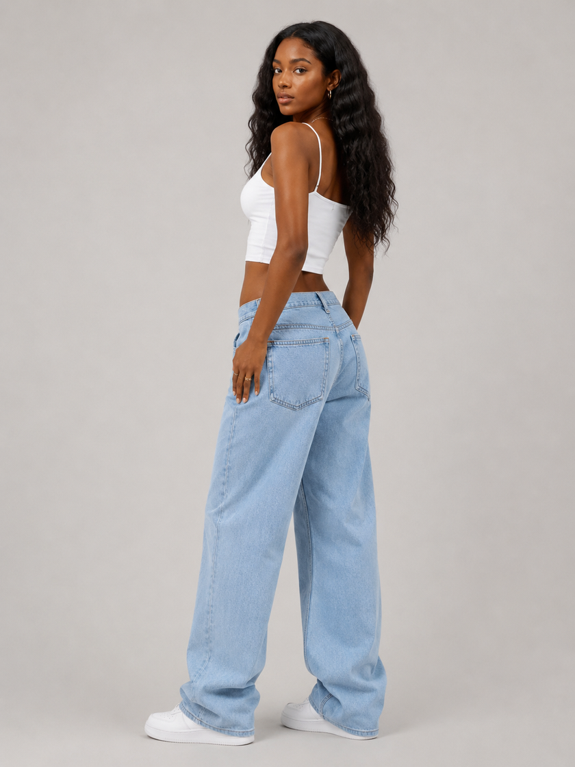 After Dark Straight-Leg Jeans