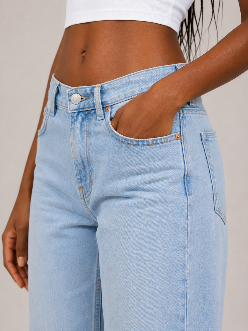 Blue Horizon Relaxed Jeans