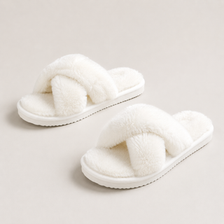 Cloud Chaser Fluffy Crossband Slippers