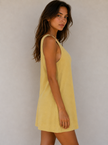 Relaxed Linen Blend Mini Dress