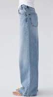 Colton Vintage Wash Wide-Leg Jeans