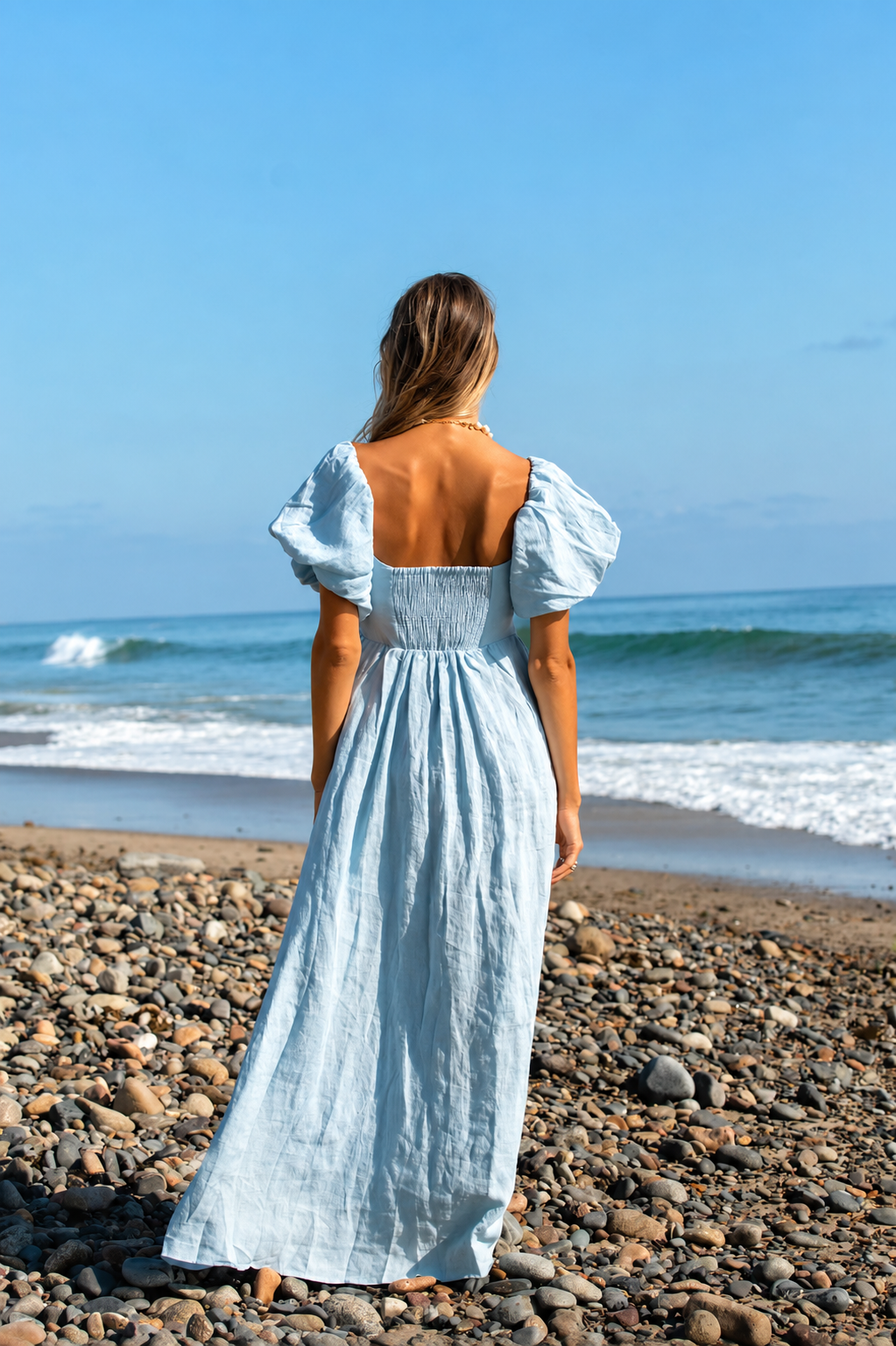 The Shoreline Sweetheart Dress