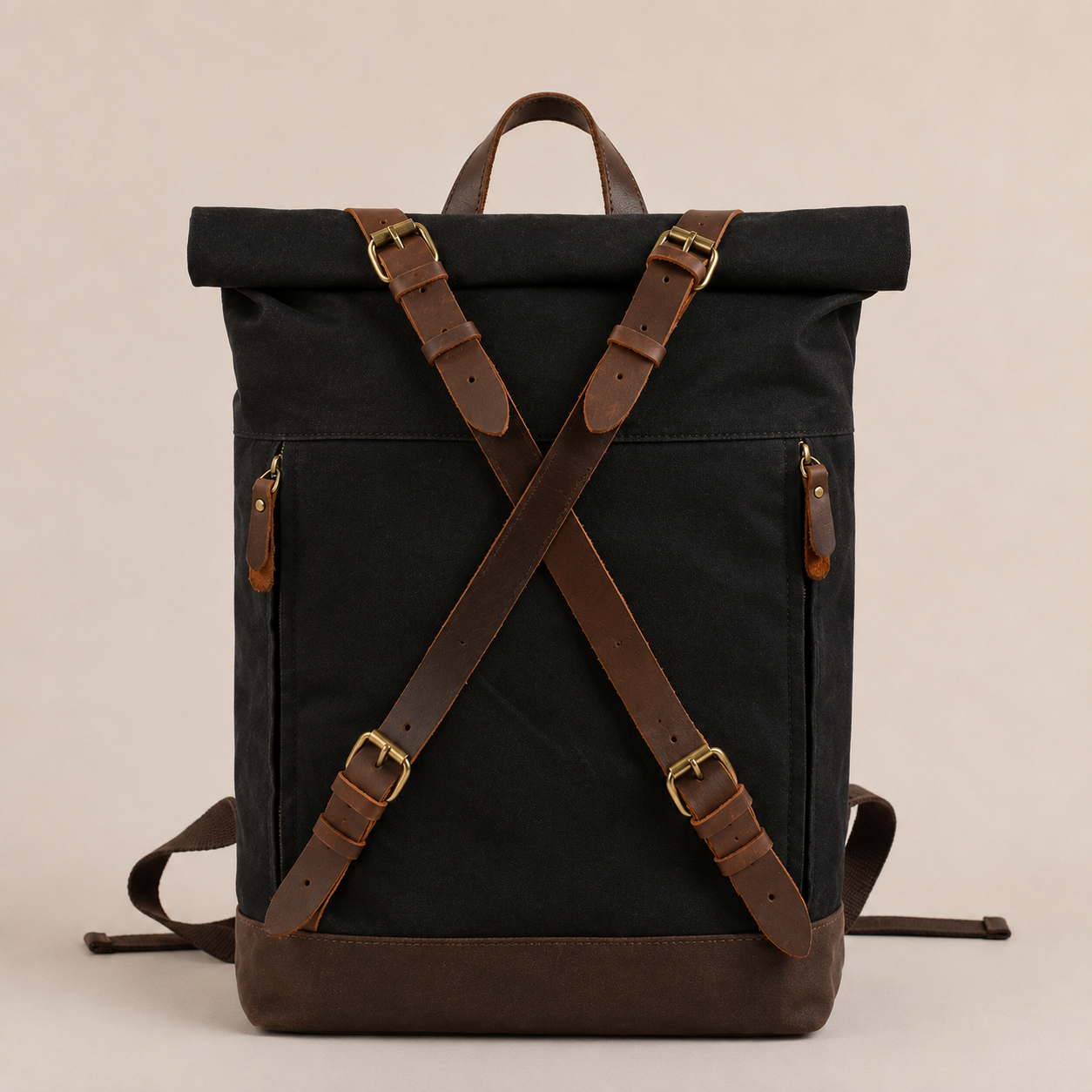 The Waxed Canvas Roll-Top Pack