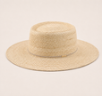 The Flat Crown Boater Hat