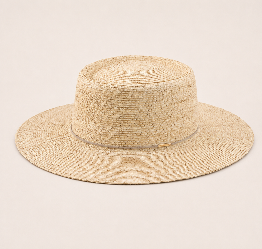 The Flat Crown Boater Hat