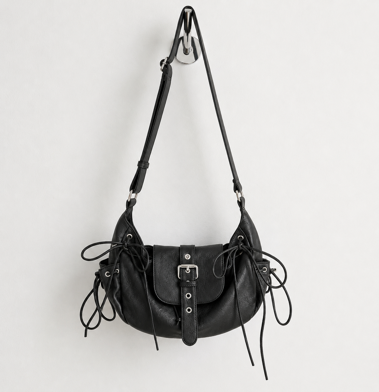 The Wren Lace-Up Shoulder Bag