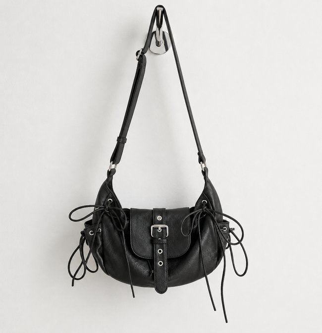 The Wren Lace-Up Shoulder Bag