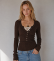The Cozy Henley Top