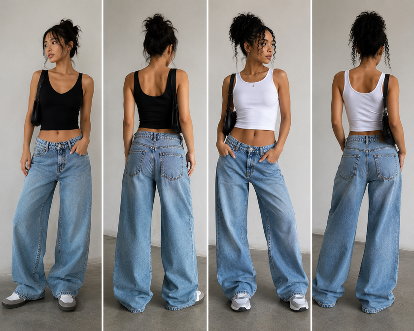 Vintage Low Rise Jeans