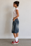 Vintage Washed Denim Jorts