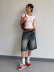 Vintage Washed Denim Jorts
