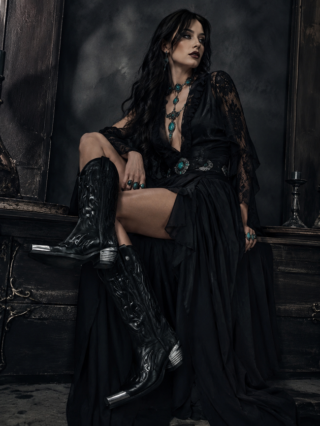 Midnight Outlaw Boots