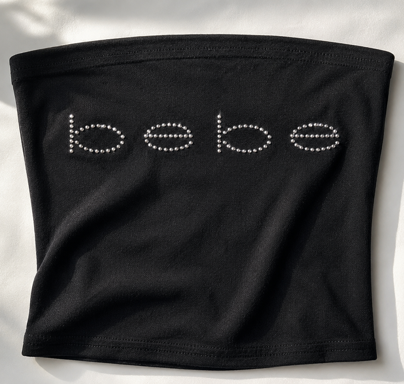 Bebe Rhinestone Tube Top