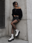 Vintage Platform Combat Boots