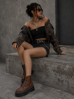 Vintage Platform Combat Boots