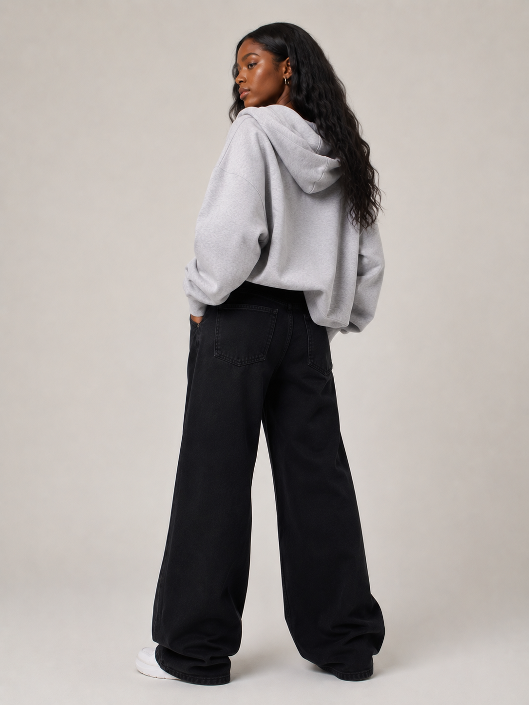 Midnight Motion Wide-Leg Jeans