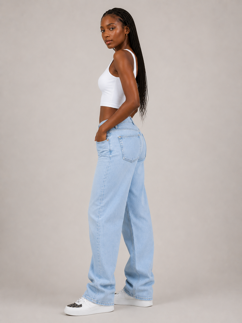 Blue Horizon Relaxed Jeans