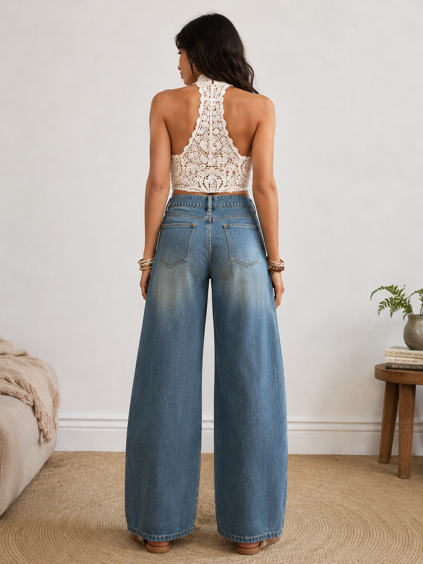 Sage Street Barrel Denim Jeans