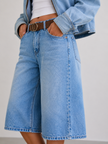 Downtown Muse Denim Jorts