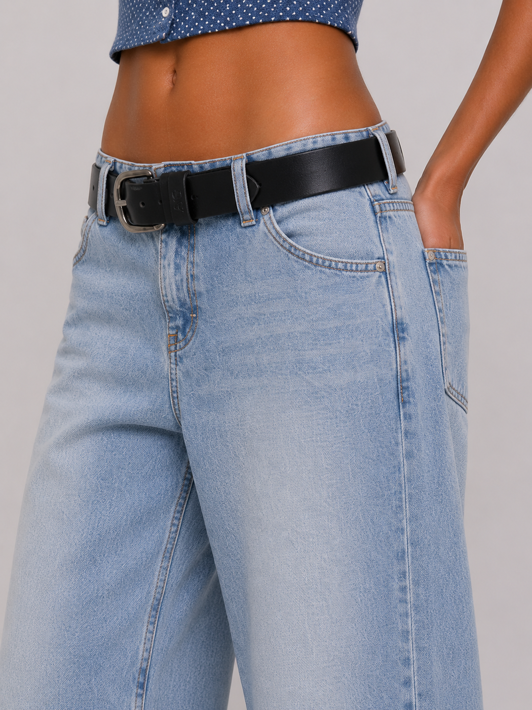 Cloudwalker Wide-Leg Denim Jeans