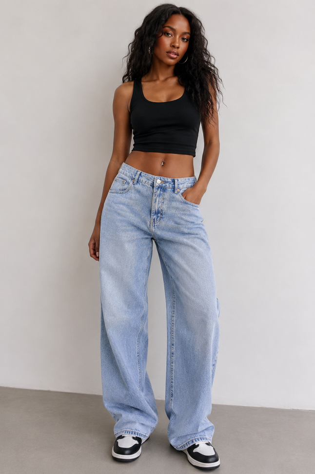 Blue Crush Baggy Jeans
