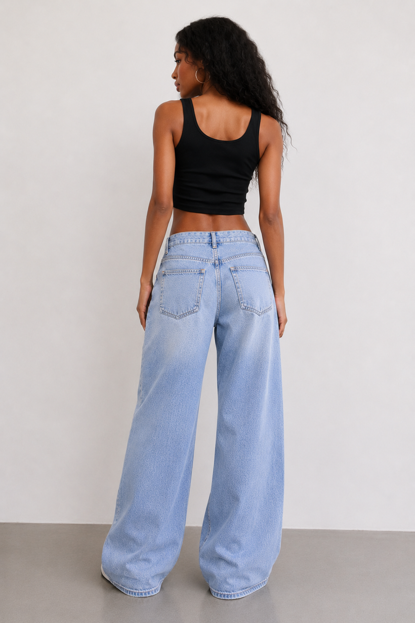 Blue Crush Baggy Jeans