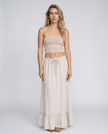 Linnea Ruffle Hem Maxi Skirt
