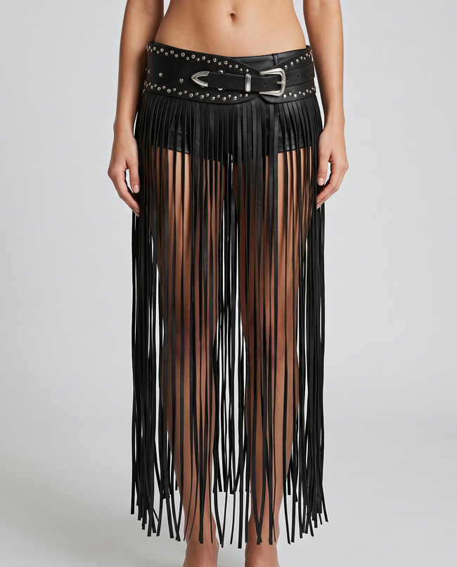 The Ibiza Fringe Skirt Belt